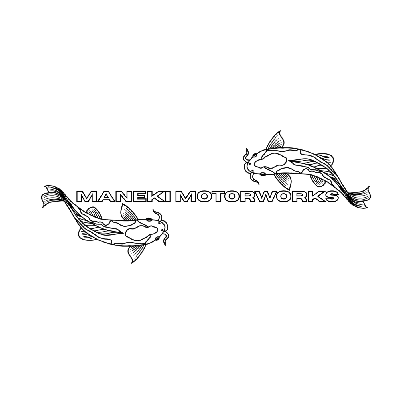 Koi XL Window Sticker