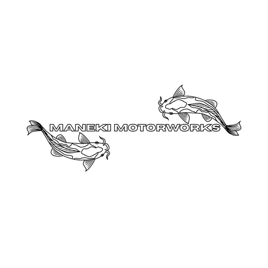 Koi XL Window Sticker