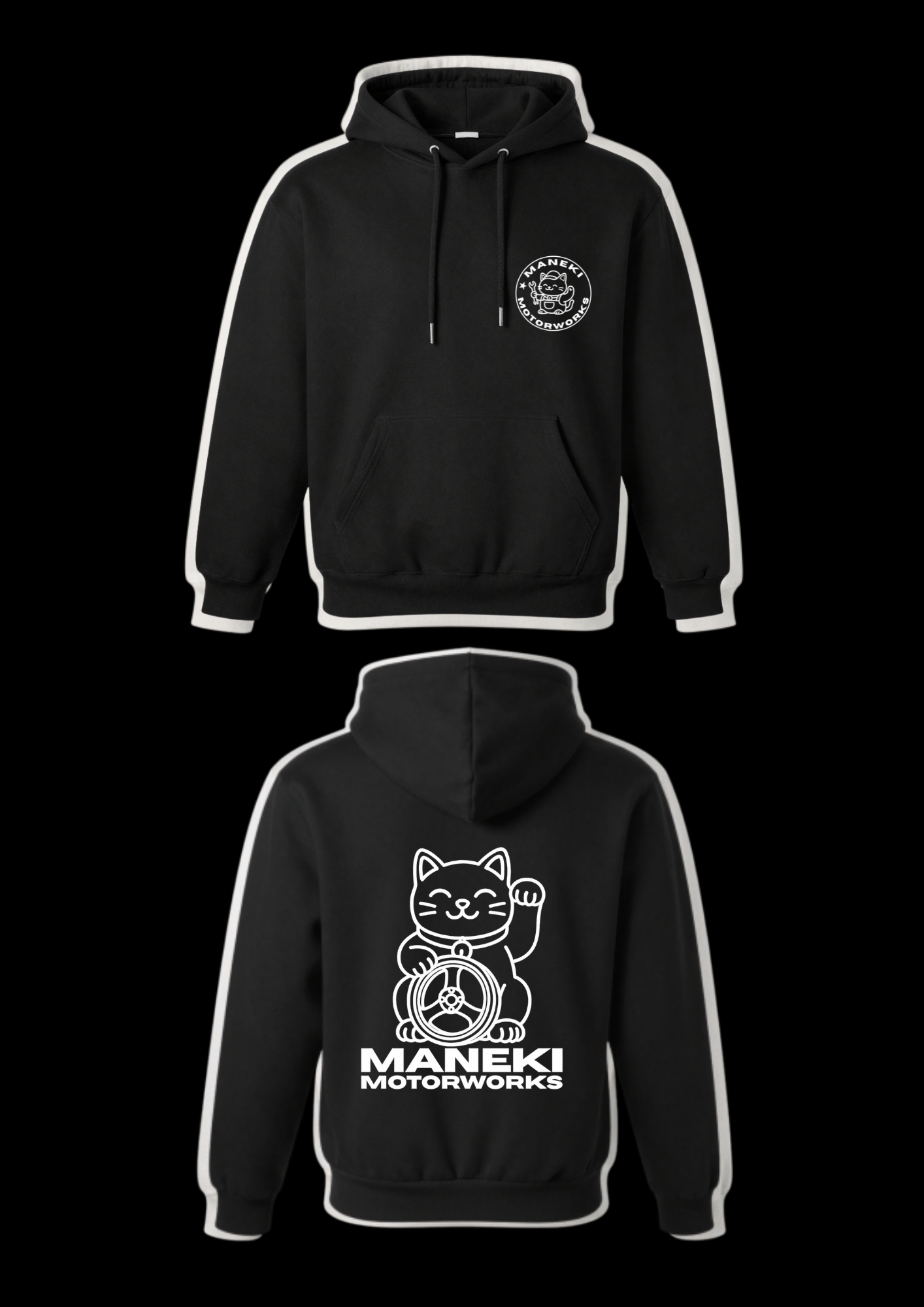 Three Spoke Neko Hoodie