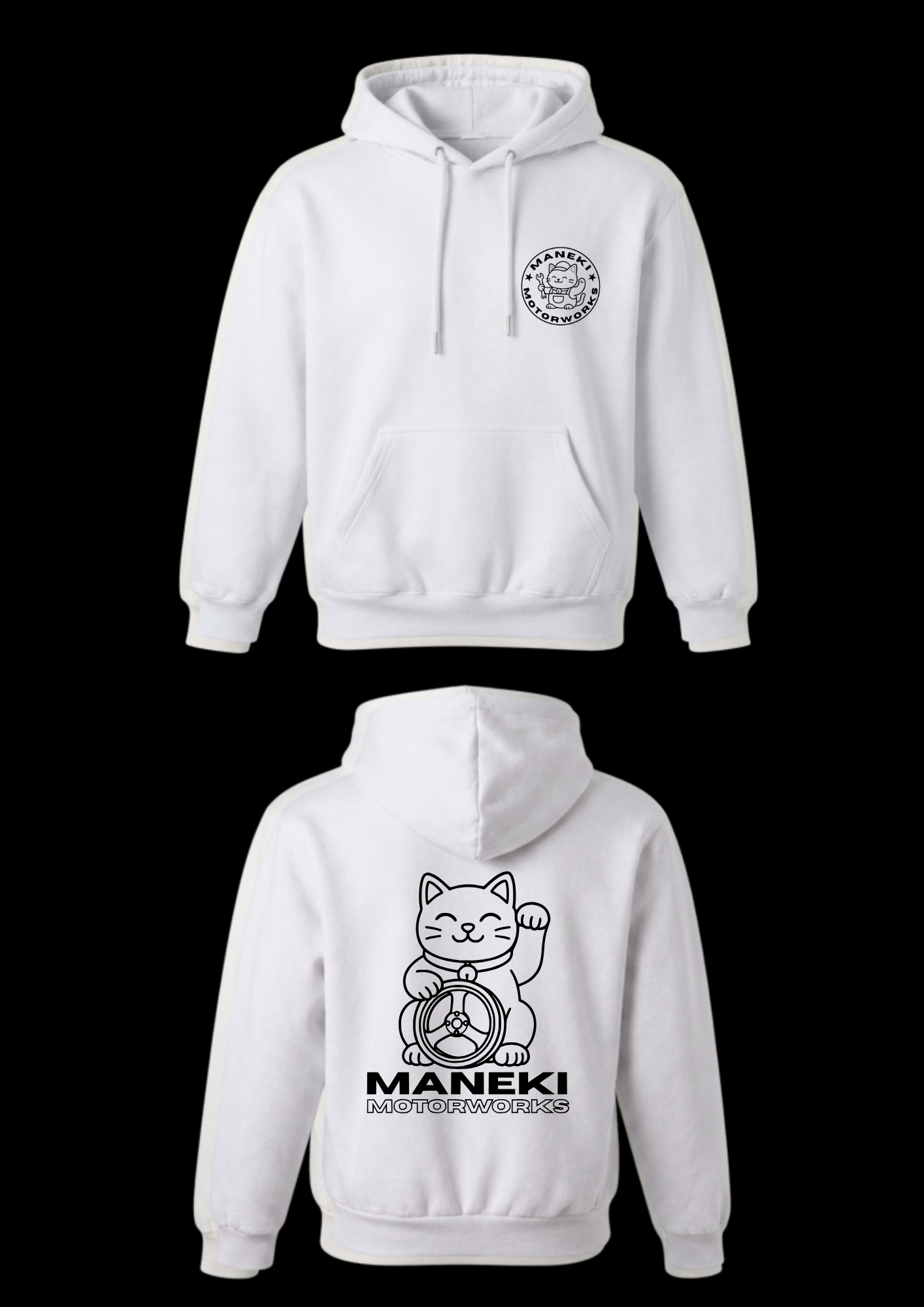 Three Spoke Neko Hoodie